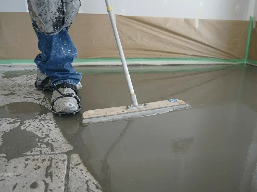 Uneven floor being professionally repaired in Charleston, SC
